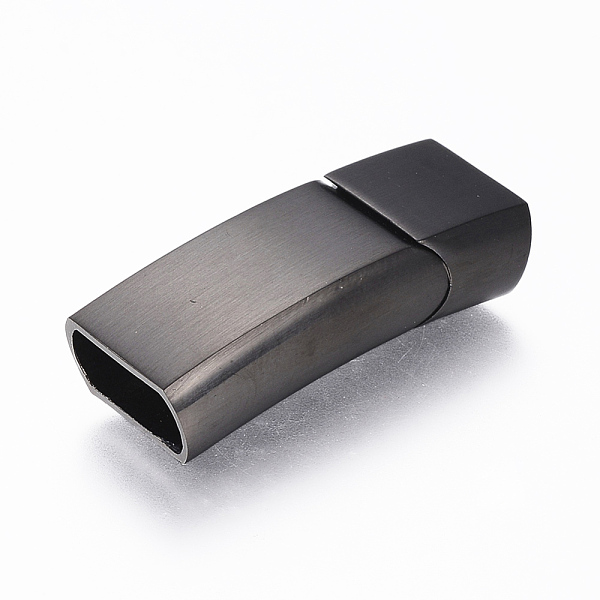 PandaHall 304 Stainless Steel Magnetic Clasps with Glue-in Ends, Rectangle, Gunmetal, 33x13.5x8mm, Hole: 6x11.5mm 304 Stainless Steel...
PandaHall 304 Stainless Steel Magnetic Clasps with Glue-in Ends, Rectangle, Gunmetal, 33x13.5x8mm, Hole: 6x11.5mm 304 Stainless Steel...