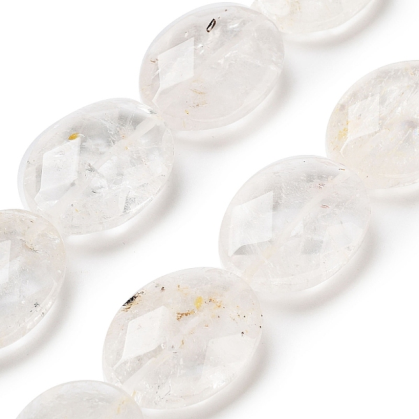 PandaHall Natural Quartz Crystal Beads Strands, Rock Crystal Flat Oval, Faceted, 30x22x8.5mm, Hole: 1.2mm, about 12pcs/strand, 15.20''...
PandaHall Natural Quartz Crystal Beads Strands, Rock Crystal Flat Oval, Faceted, 30x22x8.5mm, Hole: 1.2mm, about 12pcs/strand, 15.20''...