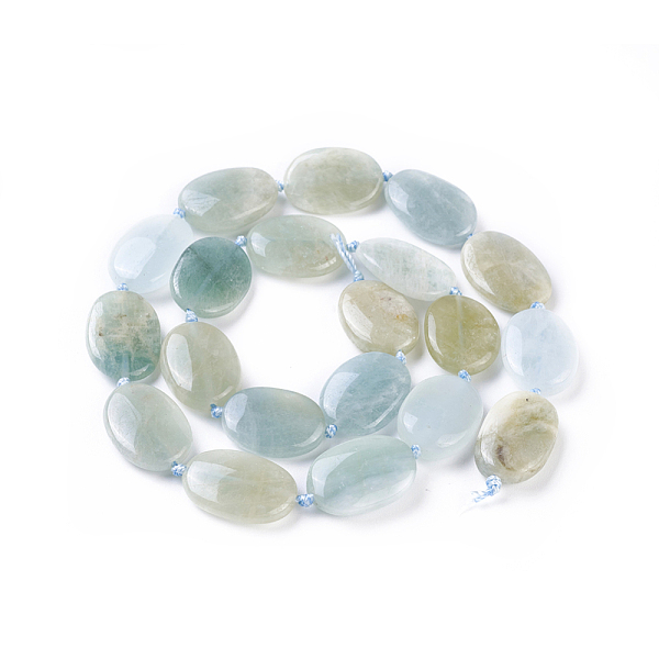 PandaHall Natural Aquamarine Beads Strands, Oval, 17~19x13~14x3~6mm, Hole: 1mm, about 20pcs/strand, 15.9 inch(40.5cm) Aquamarine Oval
PandaHall Natural Aquamarine Beads Strands, Oval, 17~19x13~14x3~6mm, Hole: 1mm, about 20pcs/strand, 15.9 inch(40.5cm) Aquamarine Oval