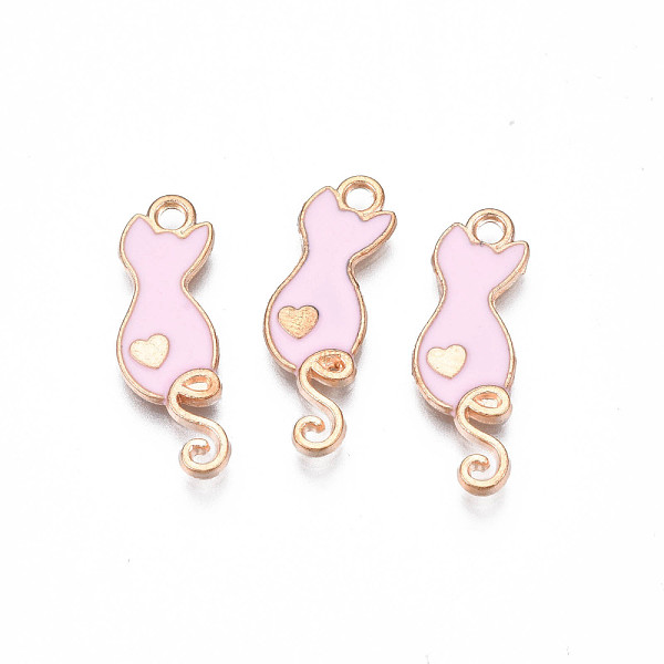 PandaHall Alloy Enamel Pendants, Cadmium Free & Lead Free, Cat with Heart, Pink, 24.5x8.5x2mm, Hole: 1.8mm Alloy+Enamel Cat Shape Pink
PandaHall Alloy Enamel Pendants, Cadmium Free & Lead Free, Cat with Heart, Pink, 24.5x8.5x2mm, Hole: 1.8mm Alloy+Enamel Cat Shape Pink