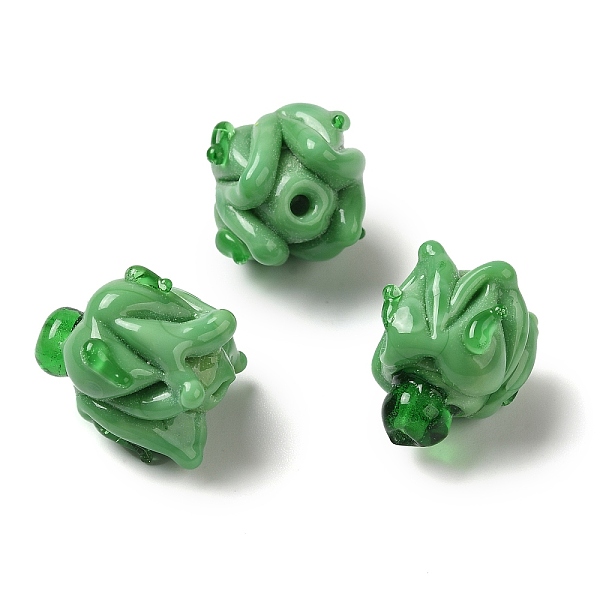 PandaHall Handmade Lampwork Beads, Flower, Spring Green, 16x14~15mm, Hole: 1.2mm Lampwork Flower
PandaHall Handmade Lampwork Beads, Flower, Spring Green, 16x14~15mm, Hole: 1.2mm Lampwork Flower