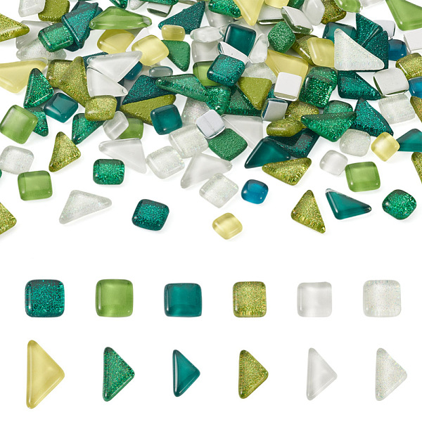PandaHall Elecrelive 240Pcs 2 Style Transparent Glass Cabochons, Mosaic Tiles, for Home Decoration or DIY Crafts, Mixed Shapes, Colorful...
PandaHall Elecrelive 240Pcs 2 Style Transparent Glass Cabochons, Mosaic Tiles, for Home Decoration or DIY Crafts, Mixed Shapes, Colorful...
