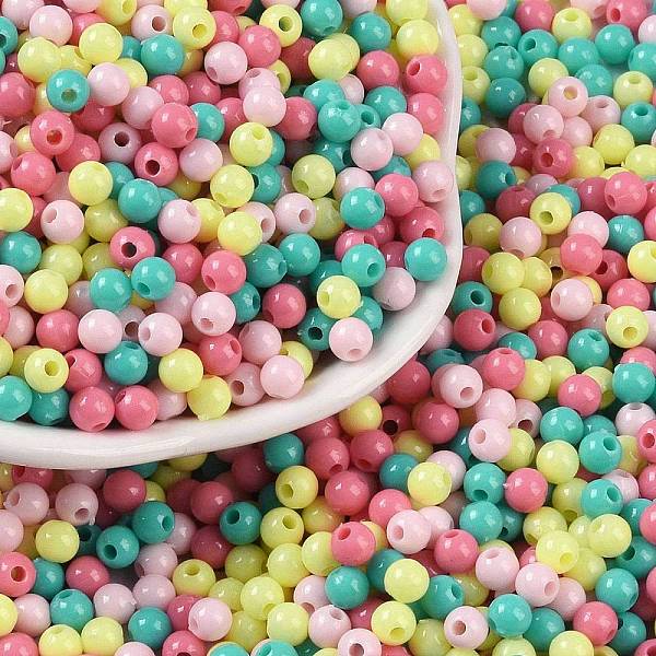 PandaHall Opaque Acrylic Beads, Round, Mixed Color, 4mm, Hole: 1.2mm Acrylic Round Multicolor
PandaHall Opaque Acrylic Beads, Round, Mixed Color, 4mm, Hole: 1.2mm Acrylic Round Multicolor