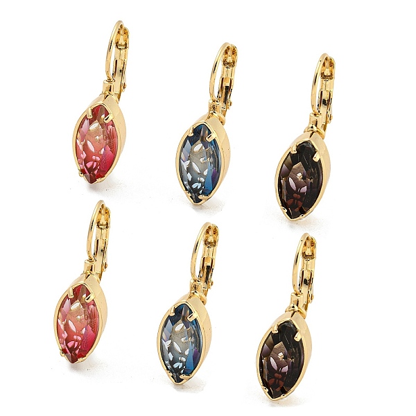 PandaHall Glass Leverback Earrings, with Brass Findings, Horse Eye, Mixed Color, 28x8.5mm Glass Horse Eye Multicolor
PandaHall Glass Leverback Earrings, with Brass Findings, Horse Eye, Mixed Color, 28x8.5mm Glass Horse Eye Multicolor