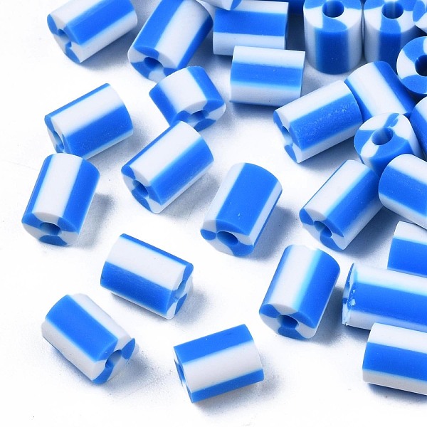 PandaHall Handmade Polymer Clay Beads, 3 Tone, Column, Dodger Blue, 5x2.5~6.5mm, Hole: 1.8mm Polymer Clay Column
PandaHall Handmade Polymer Clay Beads, 3 Tone, Column, Dodger Blue, 5x2.5~6.5mm, Hole: 1.8mm Polymer Clay Column