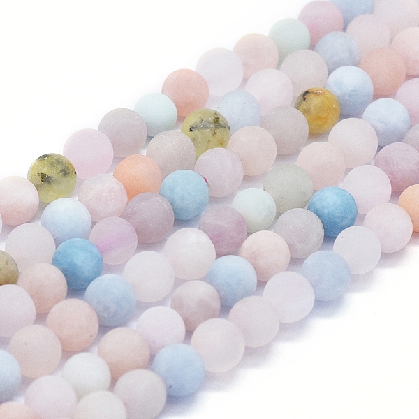 PandaHall Natural Morganite Beads Strands, Frosted, Round, 6mm, Hole: 1mm, about 63~70pcs/Strand, 15.35 inch(39cm) Morganite Round
PandaHall Natural Morganite Beads Strands, Frosted, Round, 6mm, Hole: 1mm, about 63~70pcs/Strand, 15.35 inch(39cm) Morganite Round