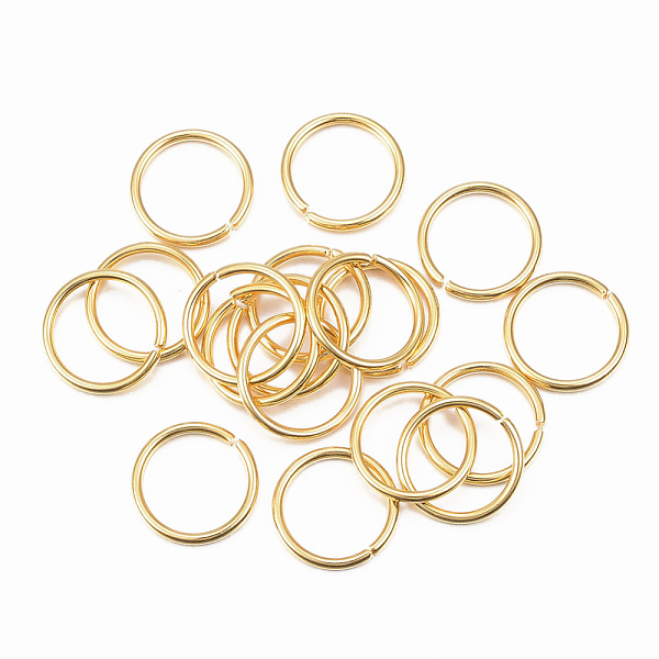 PandaHall 304 Stainless Steel Jump Rings, Open Jump Rings, Golden, 18 Gauge, 12x1mm, Inner Diameter: 10mm 304 Stainless Steel
PandaHall 304 Stainless Steel Jump Rings, Open Jump Rings, Golden, 18 Gauge, 12x1mm, Inner Diameter: 10mm 304 Stainless Steel