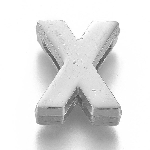 PandaHall Alloy Slide Charms, Letter X, 12.5x10.5x4.5mm, Hole: 1.5x8mm Alloy Letter X
PandaHall Alloy Slide Charms, Letter X, 12.5x10.5x4.5mm, Hole: 1.5x8mm Alloy Letter X