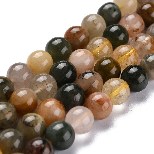 PandaHall Natural Rutilated Quartz Beads Strands, Round , 8~8.5mm, Hole: 1mm, about 49pcs/strand, 15.67''(39.8cm) Rutilated Quartz Round
PandaHall Natural Rutilated Quartz Beads Strands, Round , 8~8.5mm, Hole: 1mm, about 49pcs/strand, 15.67''(39.8cm) Rutilated Quartz Round