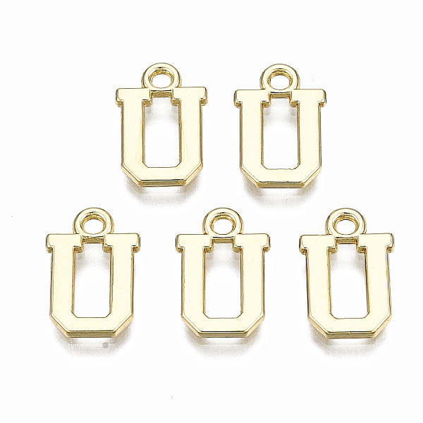 PandaHall Alloy Charms, Cadmium Free & Nickel Free & Lead Free, Alphabet, Real 16K Gold Plated, Letter.U, 14x9x1mm, Hole: 1.6mm Alloy Letter...
PandaHall Alloy Charms, Cadmium Free & Nickel Free & Lead Free, Alphabet, Real 16K Gold Plated, Letter.U, 14x9x1mm, Hole: 1.6mm Alloy Letter...