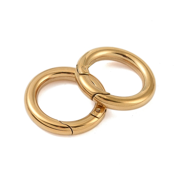 PandaHall Ion Plating(IP) 316 Stainless Steel Spring Gate Rings, Rings, Real 18K Gold Plated, 24x4mm 316 Surgical Stainless Steel
PandaHall Ion Plating(IP) 316 Stainless Steel Spring Gate Rings, Rings, Real 18K Gold Plated, 24x4mm 316 Surgical Stainless Steel
