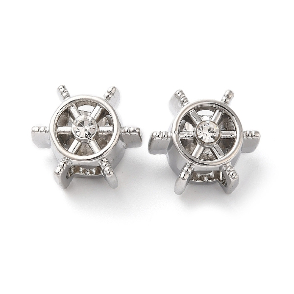 PandaHall Rack Plating Alloy Crystal Rhinestone European Style Beads, Large Hole Beads, Helm, Platinum, 12x13.5x9.5mm, Hole: 4.5mm..., Clear
PandaHall Rack Plating Alloy Crystal Rhinestone European Style Beads, Large Hole Beads, Helm, Platinum, 12x13.5x9.5mm, Hole: 4.5mm..., Clear