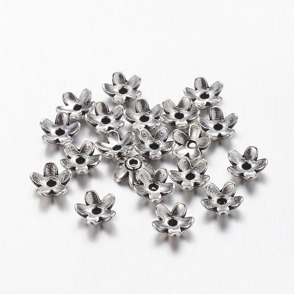 PandaHall Tibetan Style Zinc Alloy Bead Caps, Lead Free,Cadmium Free and Nickel Free, Flower, Antique Silver Color, 6.5x3mm, Hole: 1mm...
PandaHall Tibetan Style Zinc Alloy Bead Caps, Lead Free,Cadmium Free and Nickel Free, Flower, Antique Silver Color, 6.5x3mm, Hole: 1mm...