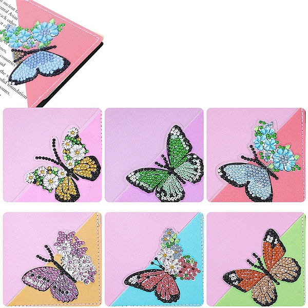 PandaHall DIY Diamond Painting Bookmark Kits, with Resin Rhinestones, Diamond Sticky Pen, Tray Plate and Glue Clay, Mixed Color, 100x100mm..., Multicolor
PandaHall DIY Diamond Painting Bookmark Kits, with Resin Rhinestones, Diamond Sticky Pen, Tray Plate and Glue Clay, Mixed Color, 100x100mm..., Multicolor