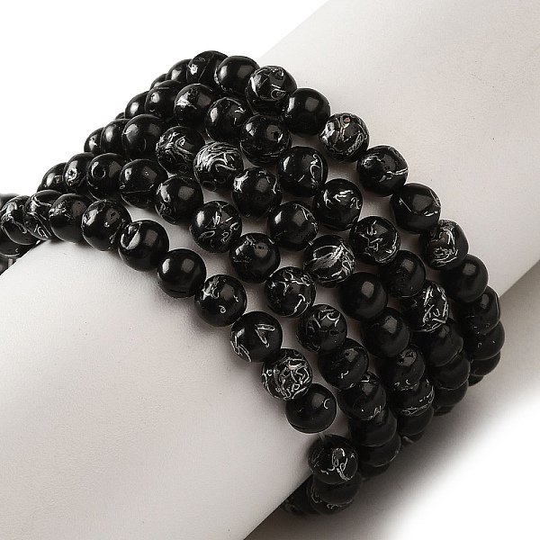 PandaHall Synthetic Silver Line Coal Quartz Beads Strands, Round, 4mm, Hole: 0.9mm, about 90pcs/strand, 15.75''(40cm) Coal Quartz Round
PandaHall Synthetic Silver Line Coal Quartz Beads Strands, Round, 4mm, Hole: 0.9mm, about 90pcs/strand, 15.75''(40cm) Coal Quartz Round