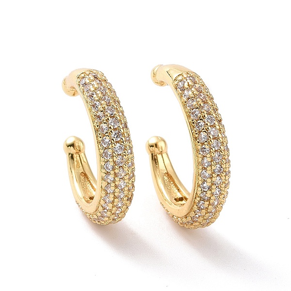 PandaHall Clear Cubic Zirconia Cuff Earrings, Brass Non Piercing Jewelry for Women, Real 18K Gold Plated, 16x18x3.5mm, Inner Diameter: 13mm...
PandaHall Clear Cubic Zirconia Cuff Earrings, Brass Non Piercing Jewelry for Women, Real 18K Gold Plated, 16x18x3.5mm, Inner Diameter: 13mm...
