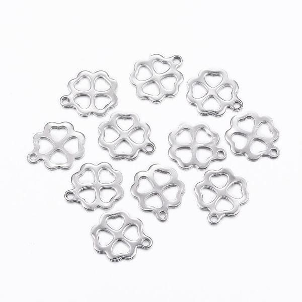 PandaHall 201 Stainless Steel Hollow Pendants, Clover, Stainless Steel Color, 12.5x10.5x1mm, Hole: 1mm 201 Stainless Steel Clover
PandaHall 201 Stainless Steel Hollow Pendants, Clover, Stainless Steel Color, 12.5x10.5x1mm, Hole: 1mm 201 Stainless Steel Clover