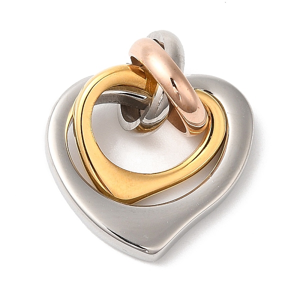 PandaHall Ion Plating(IP) 304 Stainless Steel Pendants, with Jump Ring, Heart Charm, Mixed Color, 24.5x20.5x5mm 304 Stainless Steel Heart
PandaHall Ion Plating(IP) 304 Stainless Steel Pendants, with Jump Ring, Heart Charm, Mixed Color, 24.5x20.5x5mm 304 Stainless Steel Heart