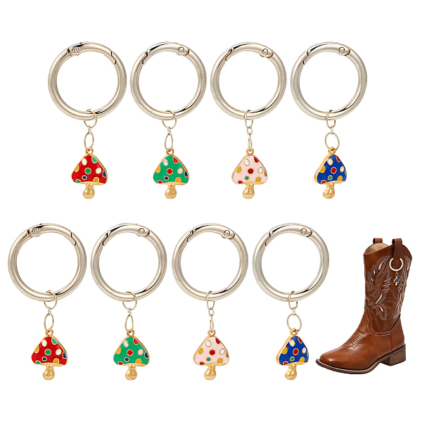 PandaHall Alloy Enamel Shoe Charms, with Spring Gate Rings, Mushroom Charm, for Boot Decoration, Mixed Color, 65mm, 4 colors, 2pcs/color..., Multicolor
PandaHall Alloy Enamel Shoe Charms, with Spring Gate Rings, Mushroom Charm, for Boot Decoration, Mixed Color, 65mm, 4 colors, 2pcs/color..., Multicolor