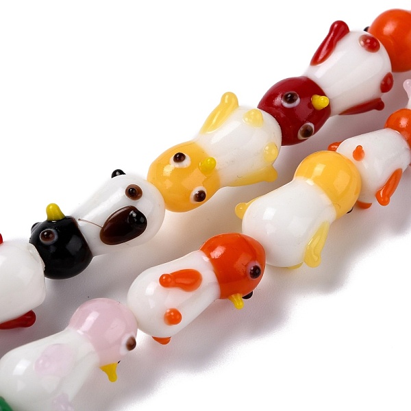 PandaHall Handmade Lampwork Beads Strands, Cartoon Penguin, Colorful, 13.5~21.5x12.5~13x11~12mm, Hole: 1.5mm, about 15pcs/strand, 12.01 inch...
PandaHall Handmade Lampwork Beads Strands, Cartoon Penguin, Colorful, 13.5~21.5x12.5~13x11~12mm, Hole: 1.5mm, about 15pcs/strand, 12.01 inch...
