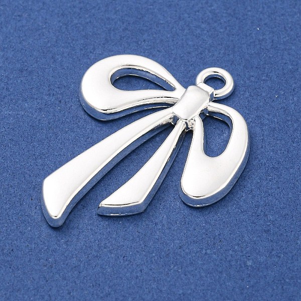 PandaHall Rack Plating Alloy Pendants, Bowknot Charms, Silver, 33x26x2mm, Hole: 2.5mm Alloy Bowknot
PandaHall Rack Plating Alloy Pendants, Bowknot Charms, Silver, 33x26x2mm, Hole: 2.5mm Alloy Bowknot