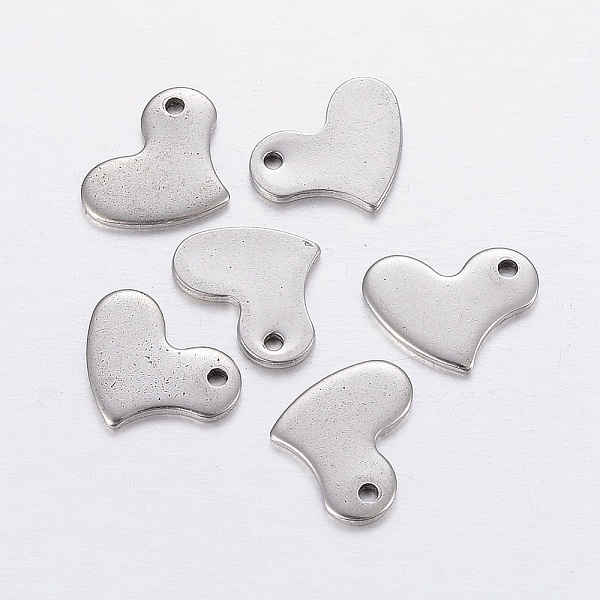 PandaHall 304 Stainless Steel Stamping Blank Tag Pendants, Heart Charms, Stainless Steel Color, 8.5x11x1mm, Hole: 1mm 304 Stainless Steel...
PandaHall 304 Stainless Steel Stamping Blank Tag Pendants, Heart Charms, Stainless Steel Color, 8.5x11x1mm, Hole: 1mm 304 Stainless Steel...