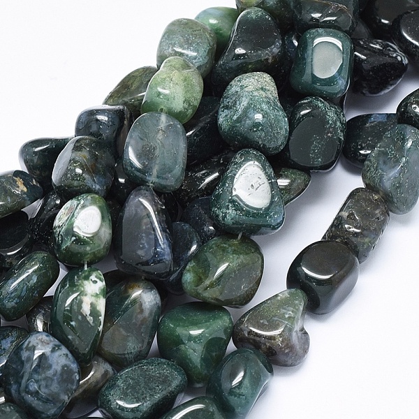 PandaHall Natural Moss Agate Beads Strands, Nuggets, Tumbled Stone, 16~25x15~20mm, Hole: 1.2mm, about 18~22pcs/strand, 15.3 inch(39cm) Moss...
PandaHall Natural Moss Agate Beads Strands, Nuggets, Tumbled Stone, 16~25x15~20mm, Hole: 1.2mm, about 18~22pcs/strand, 15.3 inch(39cm) Moss...
