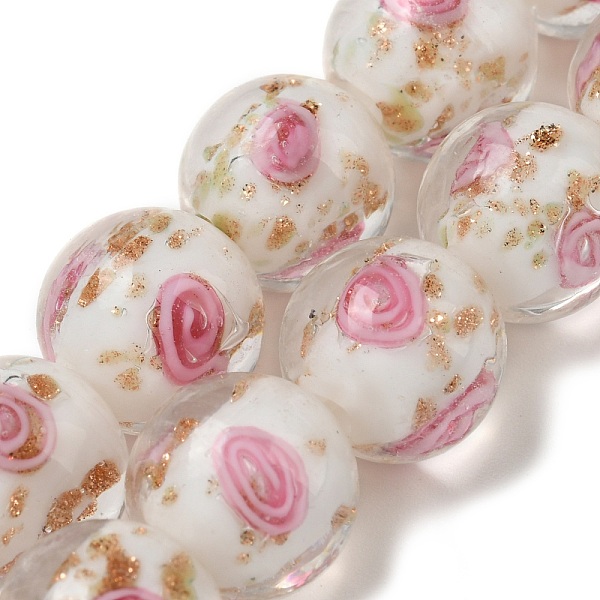 PandaHall Olycraft Handmade Gold Sand Lampwork Beads Strands, Round, Vortex Pattern, White, 12mm, Hole: 2mm, about 30pcs/box Lampwork Round...
PandaHall Olycraft Handmade Gold Sand Lampwork Beads Strands, Round, Vortex Pattern, White, 12mm, Hole: 2mm, about 30pcs/box Lampwork Round...