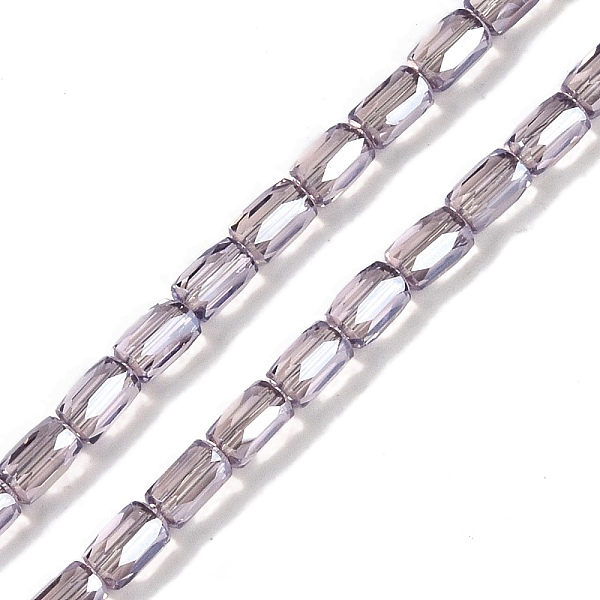 PandaHall Electroplate Glass Beads Strands, Pearl Luster Plated, Faceted, Column, Thistle, 6.5x4mm, Hole: 0.8mm, about 80pcs/strand, 20.08''..., Purple
PandaHall Electroplate Glass Beads Strands, Pearl Luster Plated, Faceted, Column, Thistle, 6.5x4mm, Hole: 0.8mm, about 80pcs/strand, 20.08''..., Purple