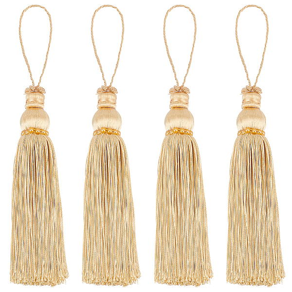 PandaHall OLYCRAFT 4Pcs Light Khaki Polyester Tassel Pendant 10 Inch Long Tassel Key Tassel with Loops Handmade Tassel Craft for Home...
PandaHall OLYCRAFT 4Pcs Light Khaki Polyester Tassel Pendant 10 Inch Long Tassel Key Tassel with Loops Handmade Tassel Craft for Home...