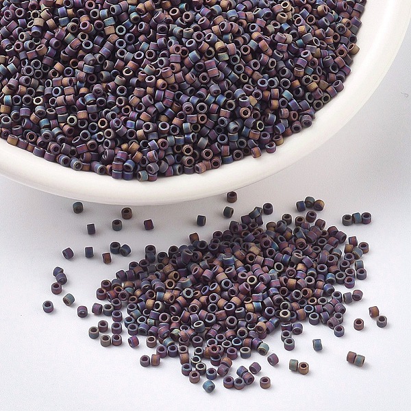 PandaHall MIYUKI Delica Beads, Cylinder, Japanese Seed Beads, 11/0, (DB0884) Matte Opaque Dark Gray AB, 1.3x1.6mm, Hole: 0.8mm, about...
PandaHall MIYUKI Delica Beads, Cylinder, Japanese Seed Beads, 11/0, (DB0884) Matte Opaque Dark Gray AB, 1.3x1.6mm, Hole: 0.8mm, about...