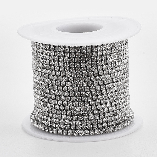 PandaHall 304 Stainless Steel Rhinestone Strass Chains, with Spool, Rhinestone Cup Chains, Crystal, Stainless Steel Color, 2mm, about 32.8..., Clear
PandaHall 304 Stainless Steel Rhinestone Strass Chains, with Spool, Rhinestone Cup Chains, Crystal, Stainless Steel Color, 2mm, about 32.8..., Clear