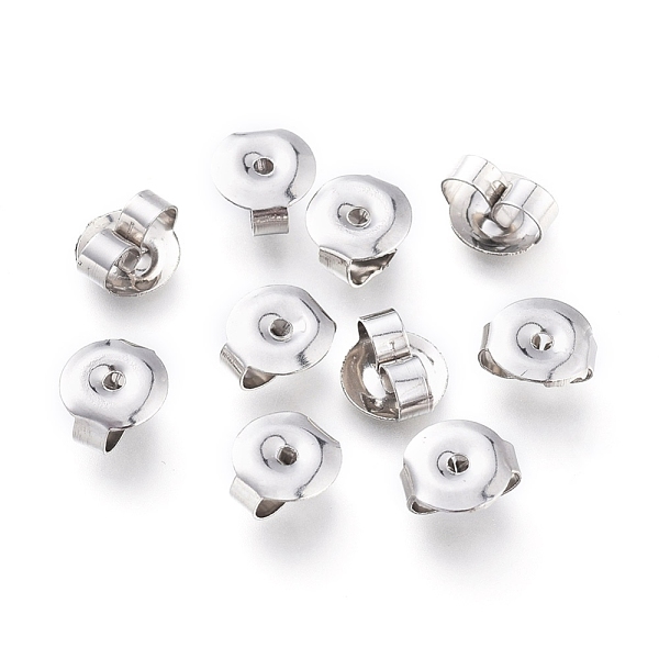 PandaHall 304 Stainless Steel Ear Nuts, Friction Earring Backs for Stud Earrings, 6x6.5x3mm, Hole: 0.8mm 304 Stainless Steel
PandaHall 304 Stainless Steel Ear Nuts, Friction Earring Backs for Stud Earrings, 6x6.5x3mm, Hole: 0.8mm 304 Stainless Steel