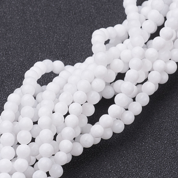 PandaHall Natural White Jade Beads Strands, Dyed & Heated, Round, White, 10mm, Hole: 1mm, about 39pcs/strand, 15.5 inch White Jade Round...
PandaHall Natural White Jade Beads Strands, Dyed & Heated, Round, White, 10mm, Hole: 1mm, about 39pcs/strand, 15.5 inch White Jade Round...
