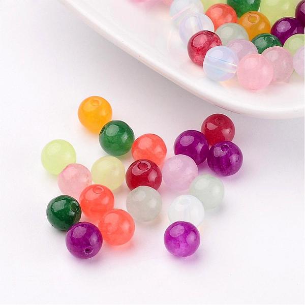 PandaHall Natural White Jade Beads, Dyed, Round, Mixed Color, 6mm, Hole: 1mm White Jade Round Multicolor
PandaHall Natural White Jade Beads, Dyed, Round, Mixed Color, 6mm, Hole: 1mm White Jade Round Multicolor