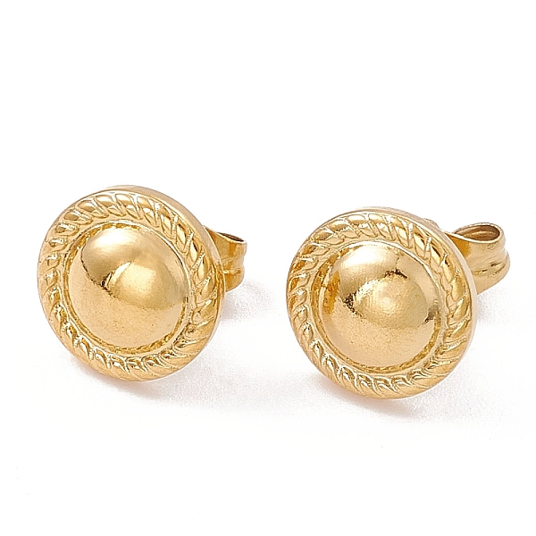 PandaHall Ion Plating(IP) 304 Stainless Steel Flat Round Stud Earrings for Women, Real 18K Gold Plated, 10mm, Pin: 0.6mm 304 Stainless Steel...
PandaHall Ion Plating(IP) 304 Stainless Steel Flat Round Stud Earrings for Women, Real 18K Gold Plated, 10mm, Pin: 0.6mm 304 Stainless Steel...