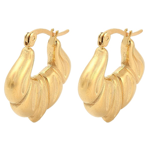PandaHall Vacuum Plating 304 Stainless Steel Hoop Earrings, Teardrop, Golden, 25x23.5x5mm 304 Stainless Steel Teardrop
PandaHall Vacuum Plating 304 Stainless Steel Hoop Earrings, Teardrop, Golden, 25x23.5x5mm 304 Stainless Steel Teardrop