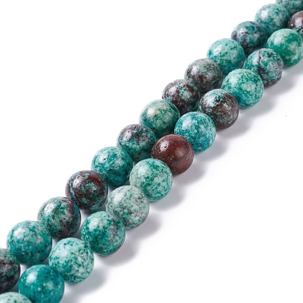 PandaHall Natural Chrysocolla Beads Strands, Round, 10mm, Hole: 1.2mm, about 40pcs/strand, 15.94~16.34 inch(40.5~41.5cm) Chrysocolla Round
PandaHall Natural Chrysocolla Beads Strands, Round, 10mm, Hole: 1.2mm, about 40pcs/strand, 15.94~16.34 inch(40.5~41.5cm) Chrysocolla Round