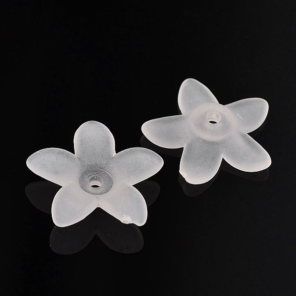 PandaHall Frosted Acrylic Flower Beads, White, 17x16.5x4mm, Hole: 1.5mm, about 1440pcs/500g Acrylic Flower White
PandaHall Frosted Acrylic Flower Beads, White, 17x16.5x4mm, Hole: 1.5mm, about 1440pcs/500g Acrylic Flower White