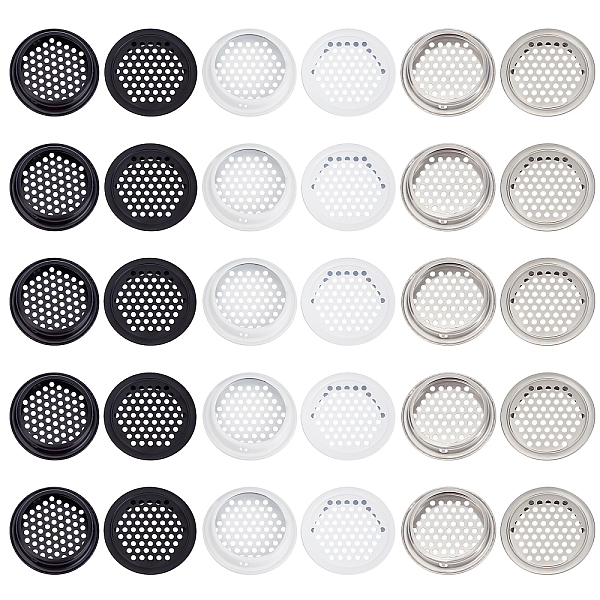 PandaHall CHGCRAFT 30Pcs 3 Colors 201 Stainless Steel Round Mesh Lid, for Cabinet Ventilation, Heat Dissipation, Wall Ceiling Bathroom...
PandaHall CHGCRAFT 30Pcs 3 Colors 201 Stainless Steel Round Mesh Lid, for Cabinet Ventilation, Heat Dissipation, Wall Ceiling Bathroom...