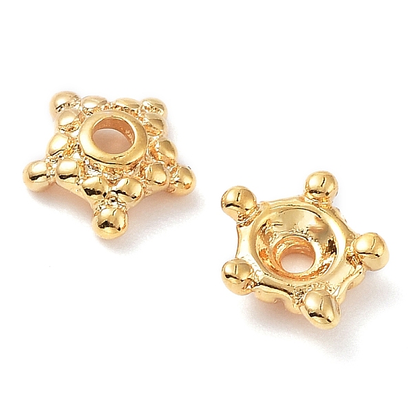 PandaHall Brass Bead Caps, Apetalous, Star, Real 18K Gold Plated, 6.5x2mm, Hole: 1.2~1.4mm Brass
PandaHall Brass Bead Caps, Apetalous, Star, Real 18K Gold Plated, 6.5x2mm, Hole: 1.2~1.4mm Brass