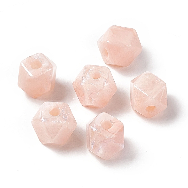 PandaHall Opaque Acrylic Beads, with Glitter Powder, AB Color, Faceted, Polygon, Light Salmon, 12.7x15.5x15.5mm, Hole: 4mm Acrylic Polygon
PandaHall Opaque Acrylic Beads, with Glitter Powder, AB Color, Faceted, Polygon, Light Salmon, 12.7x15.5x15.5mm, Hole: 4mm Acrylic Polygon