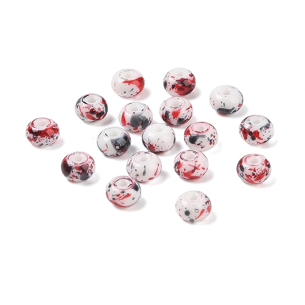 PandaHall Opaque Spray Painted Glass Beads, Rondelle, Red, 8x5mm, Hole: 2mm, about 1041pcs/500g Glass Rondelle Red
PandaHall Opaque Spray Painted Glass Beads, Rondelle, Red, 8x5mm, Hole: 2mm, about 1041pcs/500g Glass Rondelle Red