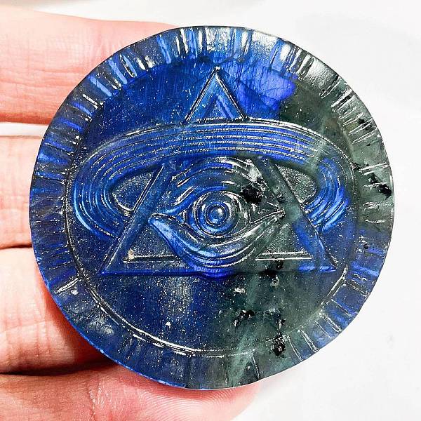 PandaHall Natural Labradorite Display Decorations, Figurine Home Decoration, Reiki Energy Stone for Healing, Eye, 42x9.5mm Labradorite Eye
PandaHall Natural Labradorite Display Decorations, Figurine Home Decoration, Reiki Energy Stone for Healing, Eye, 42x9.5mm Labradorite Eye