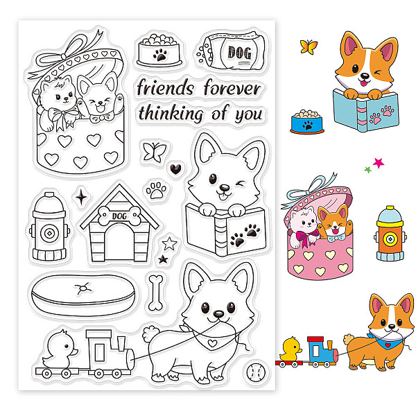 PandaHall PVC Plastic Stamps, for DIY Scrapbooking, Photo Album Decorative, Cards Making, Stamp Sheets, Dog Pattern, 16x11x0.3cm Plastic Dog
PandaHall PVC Plastic Stamps, for DIY Scrapbooking, Photo Album Decorative, Cards Making, Stamp Sheets, Dog Pattern, 16x11x0.3cm Plastic Dog