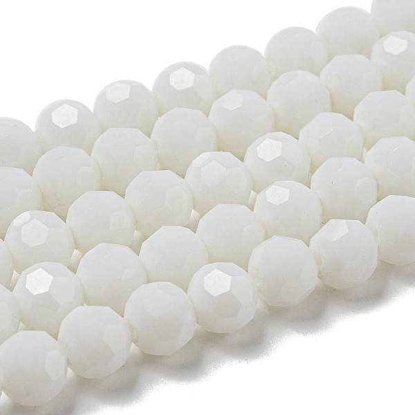 PandaHall Opaque Glass Beads Stands, Faceted(32 Facets), Round, White, 8mm, Hole: 1mm, about 65~67pcs/strand, 49~50cm Glass Round White
PandaHall Opaque Glass Beads Stands, Faceted(32 Facets), Round, White, 8mm, Hole: 1mm, about 65~67pcs/strand, 49~50cm Glass Round White