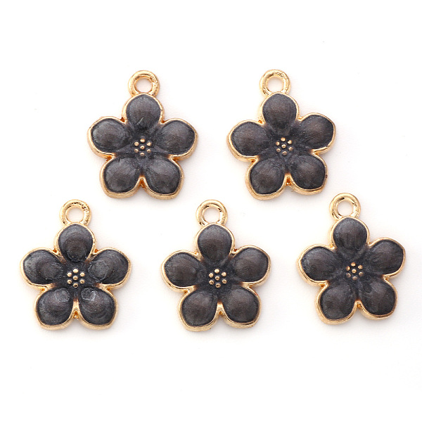 PandaHall Light Gold Plated Alloy Enamel Pendants, Flower, Coconut Brown, 17x14.5x1.5mm, Hole: 1.6mm Alloy+Enamel Flower
PandaHall Light Gold Plated Alloy Enamel Pendants, Flower, Coconut Brown, 17x14.5x1.5mm, Hole: 1.6mm Alloy+Enamel Flower