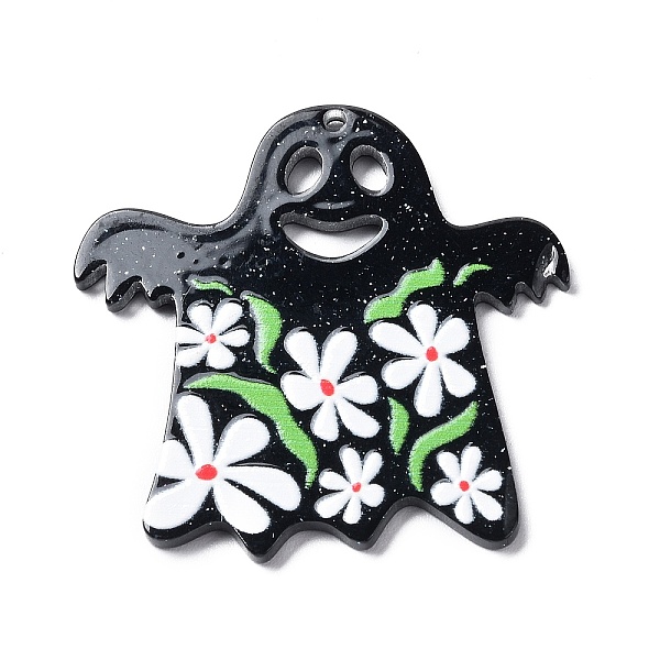 PandaHall Halloween Theme Opaque Printed Acrylic Big Pendants, Flower Pattern, Ghost, 40x40x2mm, Hole: 1.6mm Acrylic Ghost Black
PandaHall Halloween Theme Opaque Printed Acrylic Big Pendants, Flower Pattern, Ghost, 40x40x2mm, Hole: 1.6mm Acrylic Ghost Black