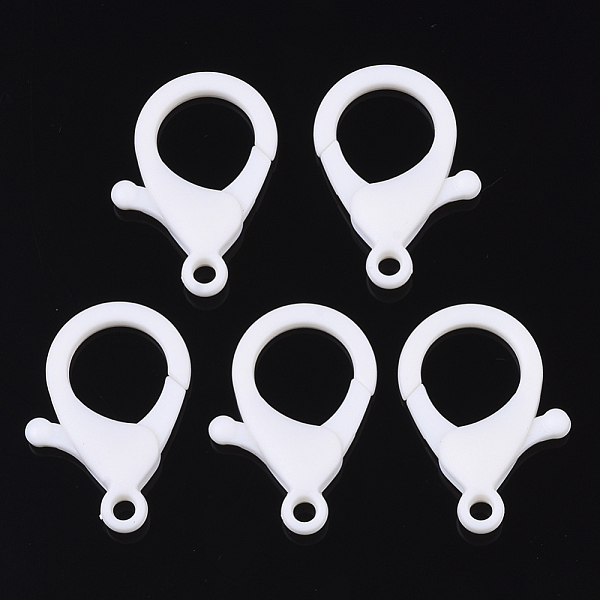 PandaHall Plastic Lobster Claw Clasps, White, 35x24.5x6mm, Hole: 3mm Plastic Others White
PandaHall Plastic Lobster Claw Clasps, White, 35x24.5x6mm, Hole: 3mm Plastic Others White