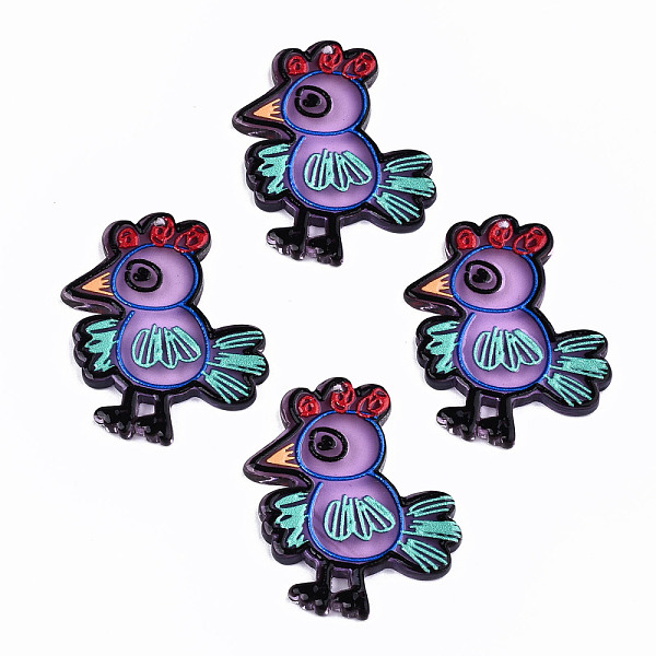 PandaHall Transparent Acrylic Pendants, 3D Printed, Rooster/Cock, Plum, 37x32x3mm, Hole: 1.5mm Acrylic Rooster Purple
PandaHall Transparent Acrylic Pendants, 3D Printed, Rooster/Cock, Plum, 37x32x3mm, Hole: 1.5mm Acrylic Rooster Purple